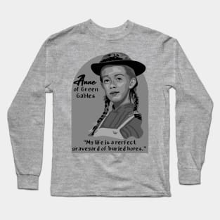 Anne of Green Gables Portrait and Quote Long Sleeve T-Shirt